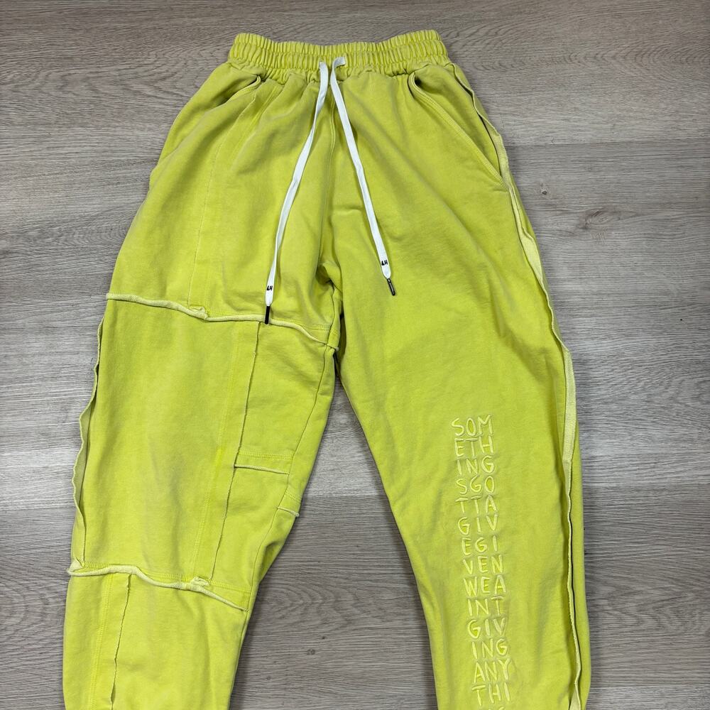 Rare Liam Hodges Embroidered Patchwork Sweatpants… - image 2